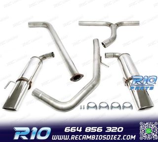 SILENCIOSO ESCAPE OPEL INSIGNIA 08-13 SIMPLE ACERO