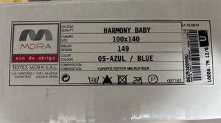 Manta de cuna Mora Spain bebé