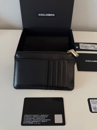 Cartera Dolce & Gabbana piel con DG strass