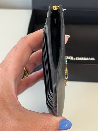 Cartera Dolce & Gabbana piel con DG strass