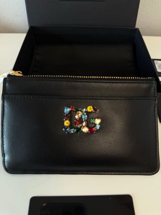 Cartera Dolce & Gabbana piel con DG strass