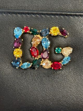Cartera Dolce & Gabbana piel con DG strass