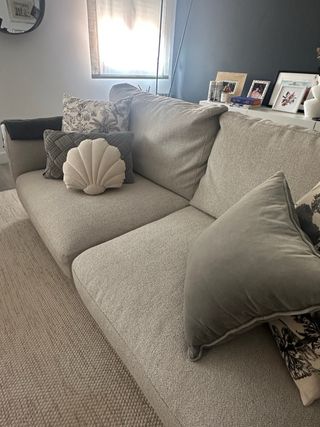 Sofá cama LUJO italiano de lino