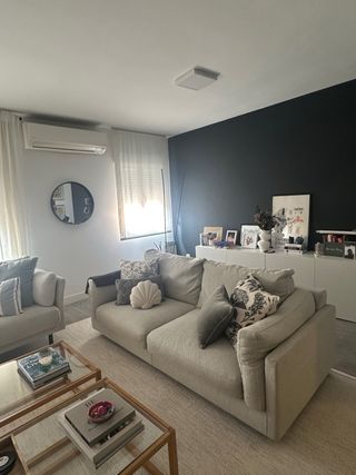 Sofá cama LUJO italiano de lino