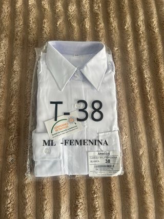 Camisa Armada T-38 Blanca Mujer