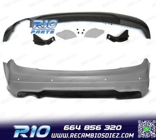 PARAGOLPES TRASERO MERCEDES CLASE C204 W204 11-14 LOOK AMG P