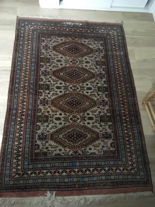 Alfombra Oriental Beige y Marrón