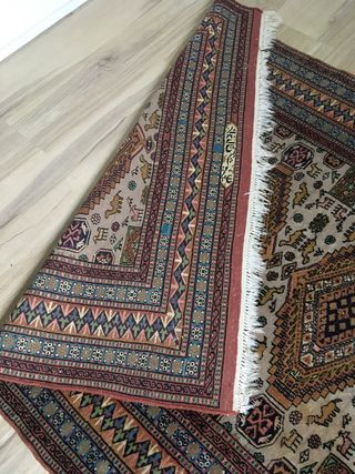 Alfombra Oriental Beige y Marrón