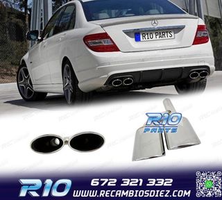 COLAS ESCAPE ESPECIFICA MERCEDES CLASE C W204 07-15 LOOK AMG