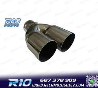 COLA ESCAPE REDONDA DOBLE ACERO INOX