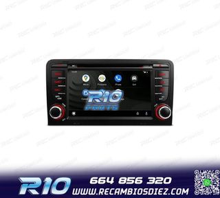RADIO GPS ANDROID 12 AUDI A3 8P 8PA S3 RS3 03-12