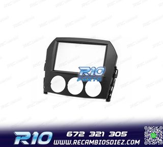 MARCO NEGRO RADIO 2-DIN PARA MAZDA MX-5 MIATA