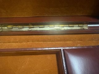 Joyero Clásico Piel Burdeos