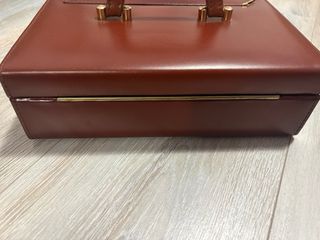 Joyero Clásico Piel Burdeos