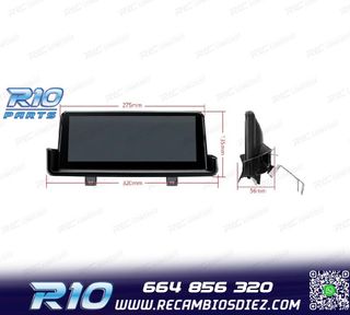 RADIO GPS ANDROID 14 BMW E90 E91 E92 E93 08-12 SIN PANTALLA