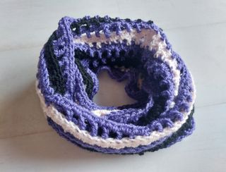 Bufanda nueva crochet infinita