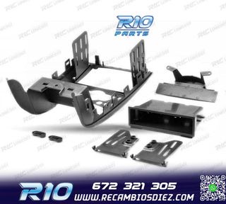 MARCO NEGRO RADIO 1-DIN Y 2-DIN PARA MINI HATCH II CABRIO II