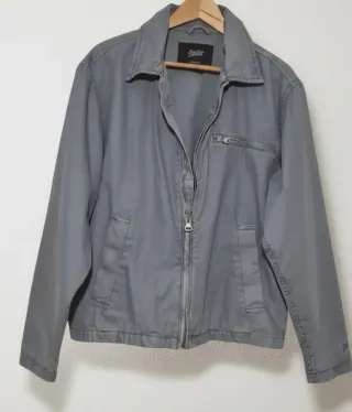 Chaqueta Harrington /Trabajo Gris azulada Talla M