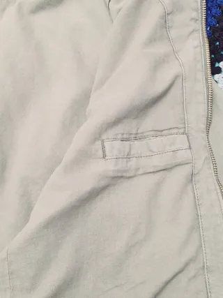 Chaqueta Harrington /Trabajo Gris azulada Talla M