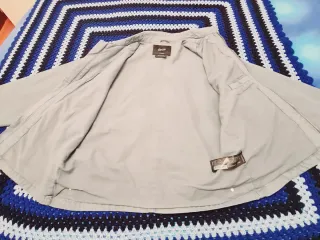 Chaqueta Harrington /Trabajo Gris azulada Talla M