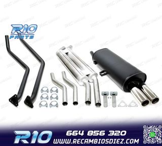 SILENCIOSO ESCAPE BMW E30 82-94 DOBLE