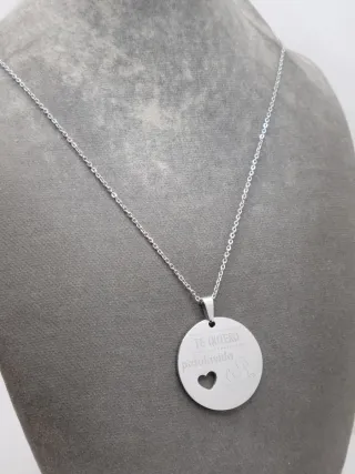 Colgante Te Quiero Patolavida Acero