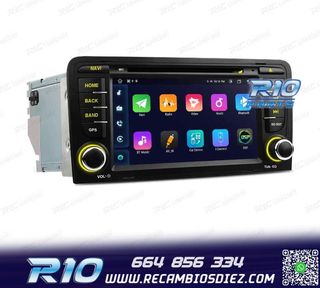 RADIO GPS ANDROID 12 AUDI A3 8P 8PA USB GPS TACTIL HD OCTA-C