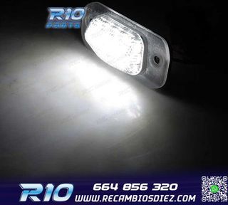 LUZ MATRICULA LED VOLKSWAGEN VW GOLF 3 POLO 3 SEAT CORDOBA