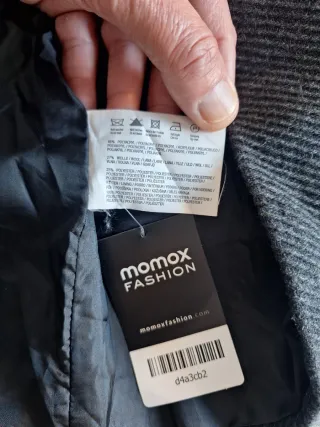 Abrigo Lana Gris Marengo Vintage T42