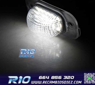 LUZ MATRICULA LED VOLKSWAGEN VW GOLF II JETTA II SEAT TOLEDO