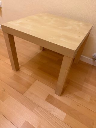 Mesita auxiliar madera Ikea