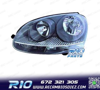 FARO IZQ VOLKSWAGEN VW GOLF V 03-08 FONDO GRIS