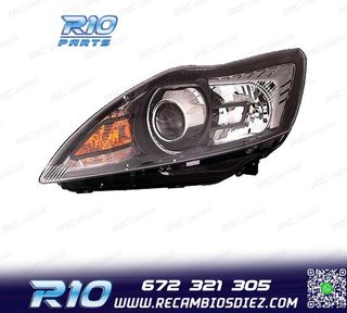 FARO IZQ XENON FORD FOCUS III 08-10 FONDO NEGRO