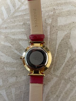 Reloj Parfois Mujer Rojo y Dorado