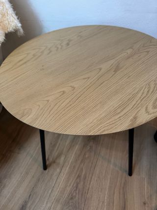 Tavoli ausiliari rotondi in legno