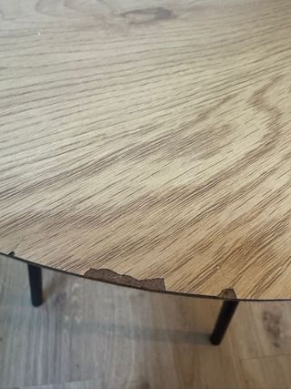 Tavoli ausiliari rotondi in legno