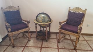 Sillón Butaca Madera Tallada