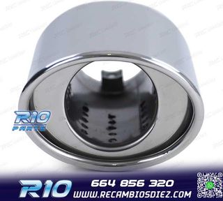 COLA ESCAPE UNIVERSAL ACERO INOX OVALADO 88MM