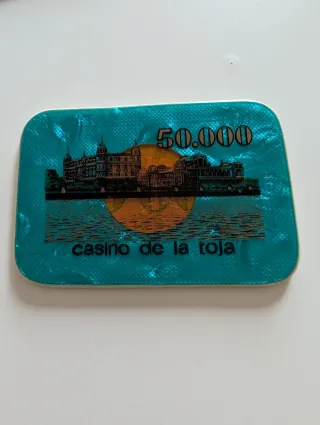 Gettone del Casinò Isla de la Toja 50.000 pesetas