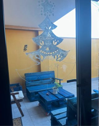 Sillones de Palets Azules