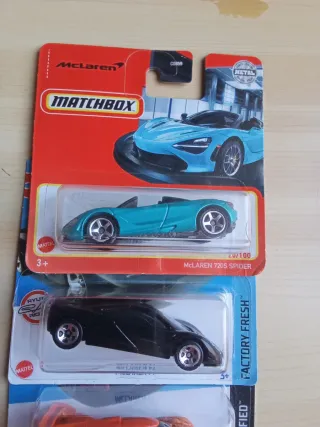 3 Coches Hot Wheels McLaren