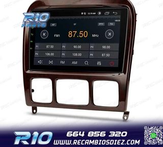 RADIO GPS ANDROID 13 MERCEDES CLASE S W220 98-05