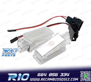 PLAFONES LED LUZ DE PIES Y PUERTAS AUDI