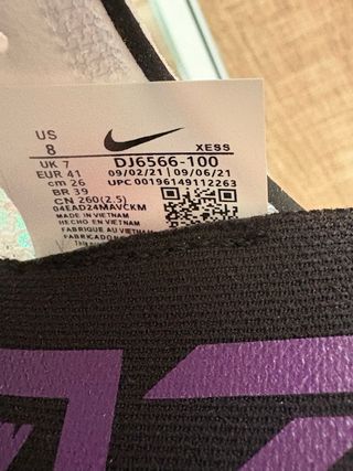 Scarpe Nike ZoomX Streakfly 41 bianco/rosa