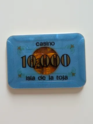 Ficha Casino La Toja 10.000 pesetas