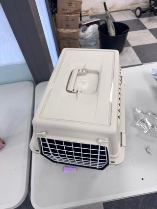 Transportín gato Ferplast beige/negro