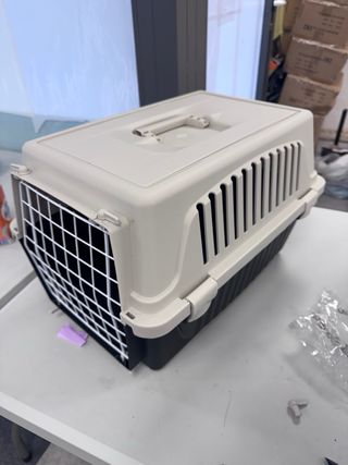 Transportín gato Ferplast beige/negro