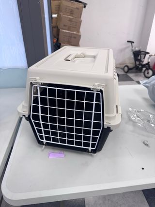 Transportín gato Ferplast beige/negro