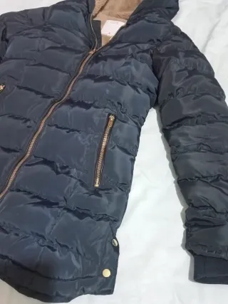 Casaco acolchoado com capuz