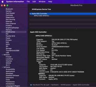 SSD Apple 512GB MacBook Pro 2017 ORIGINAL OEM
